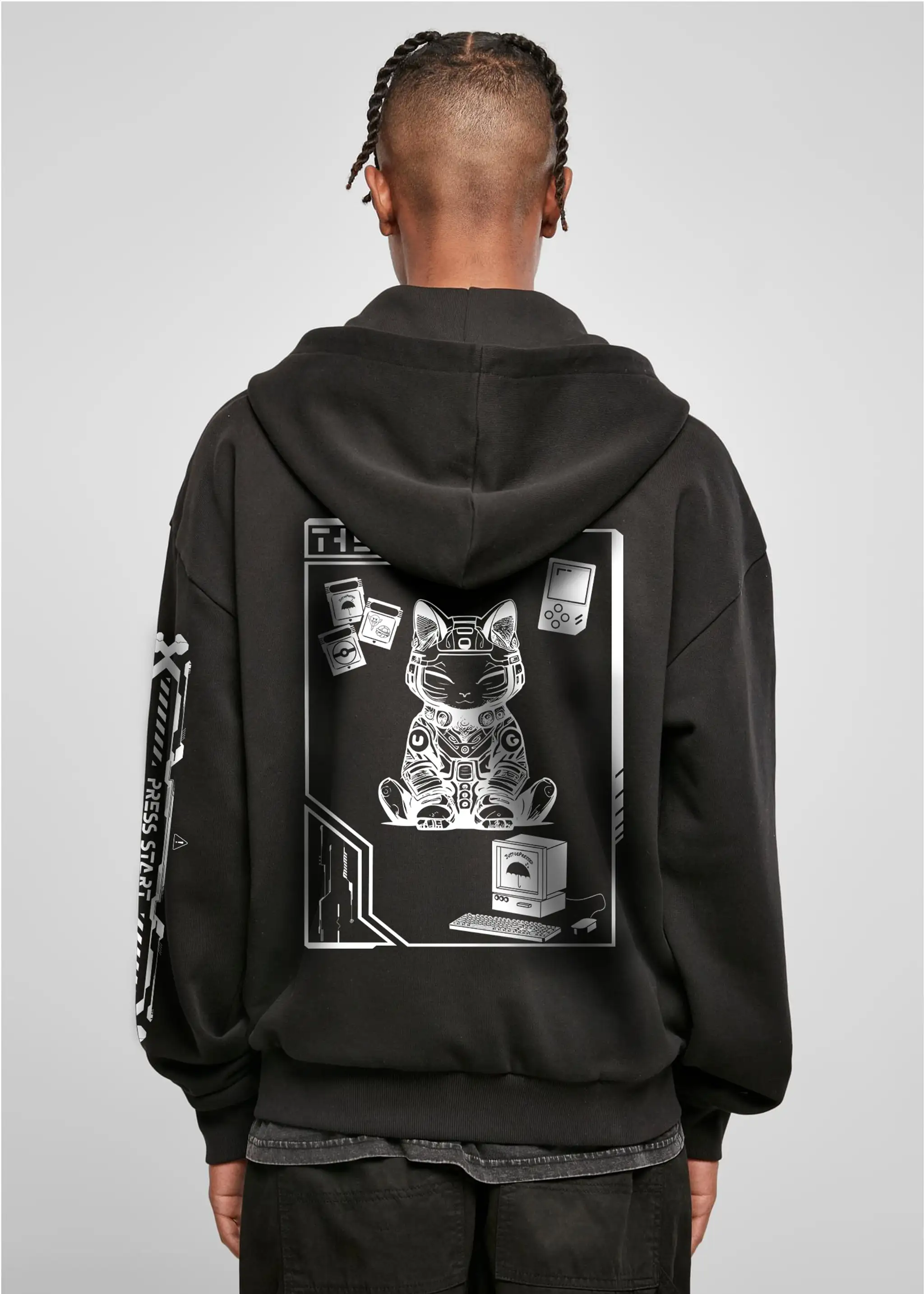 Good Times - heavy oversized ZIP-Hoodie 500GSM