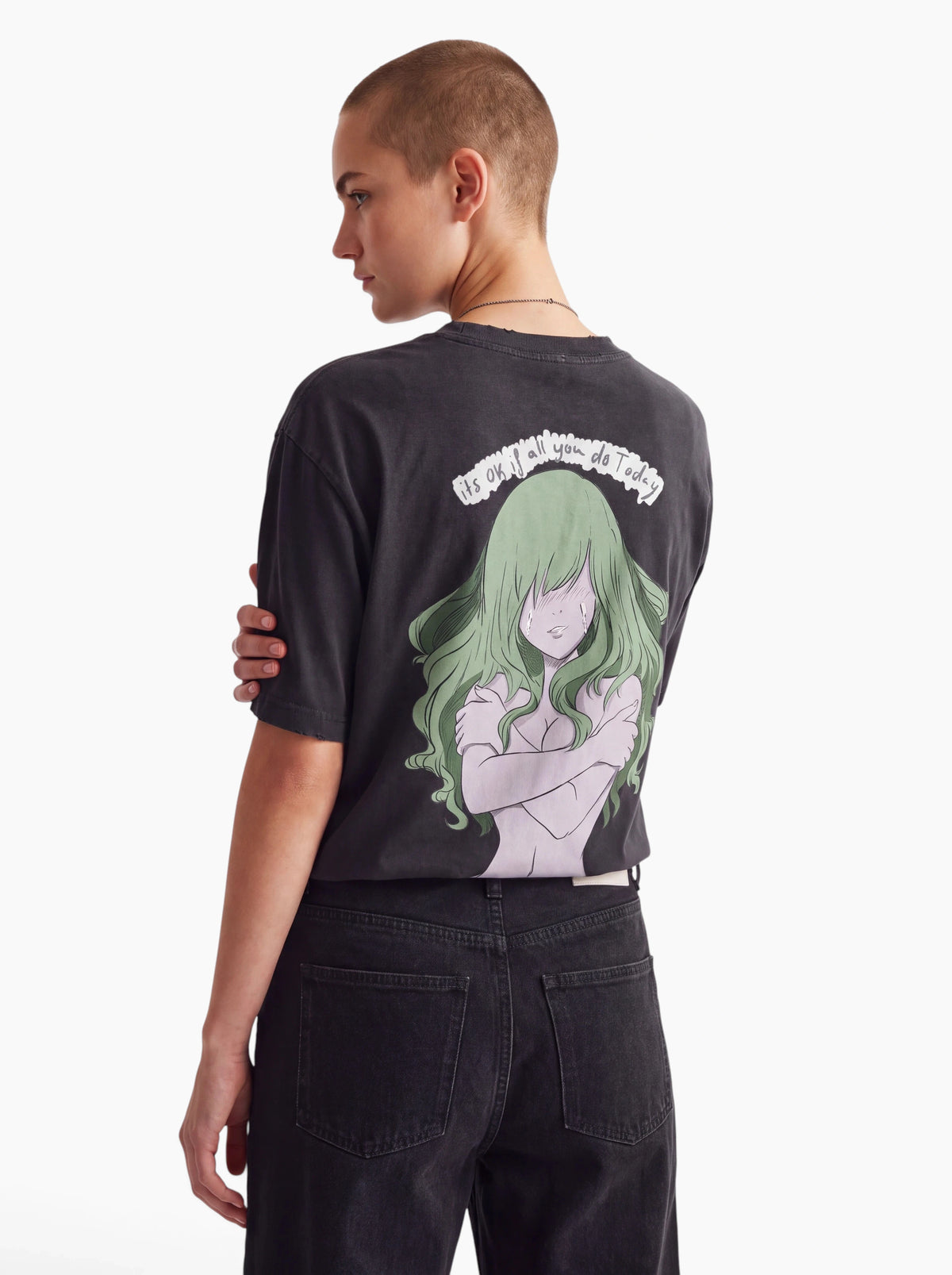 I'M HERE - vintage heavy T-Shirt 240GSM