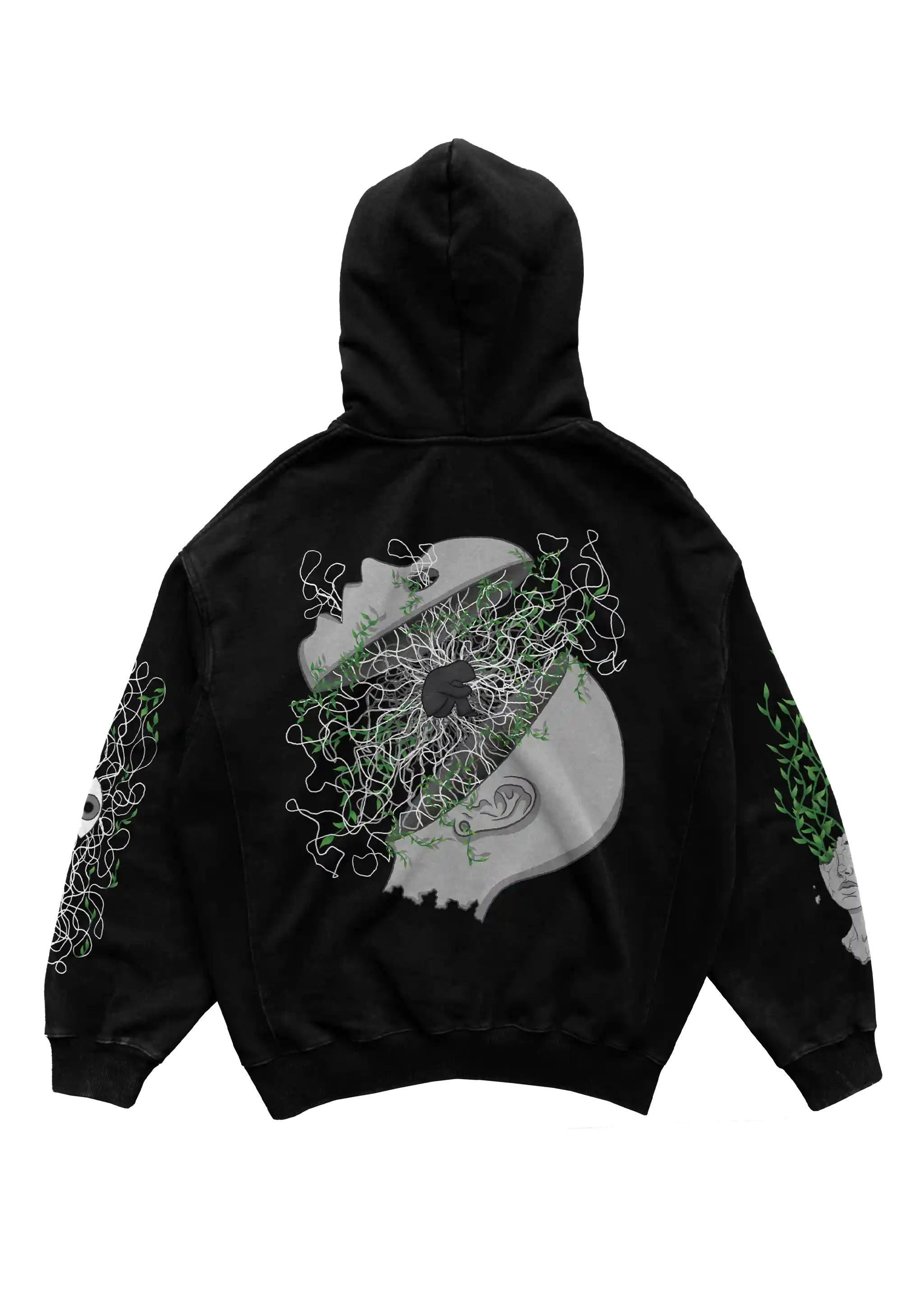 Confused Minds - heavy oversized ZIP-Hoodie 500GSM
