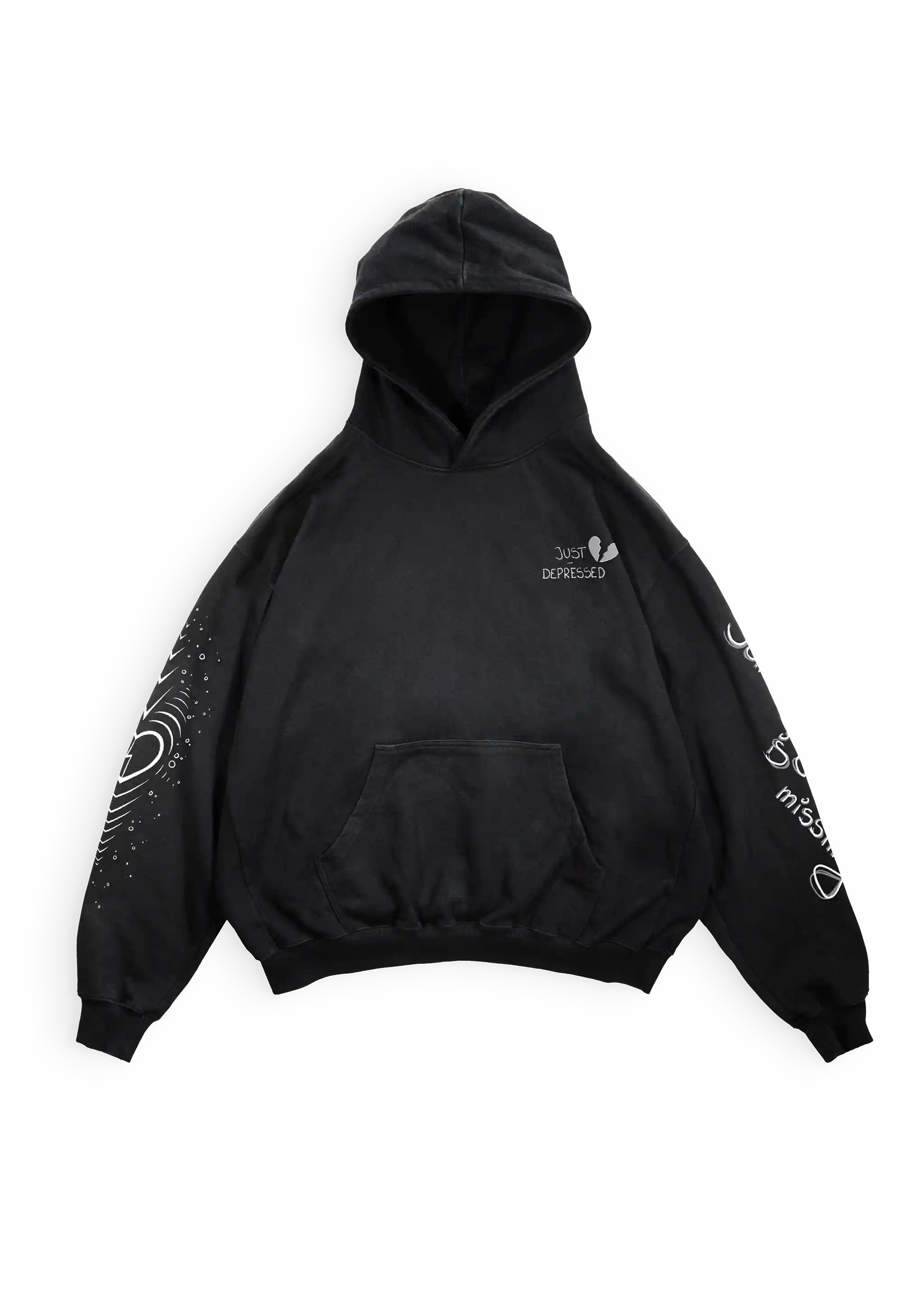 Heartbroken - heavy oversized Hoodie 500GSM (upgraded Version)