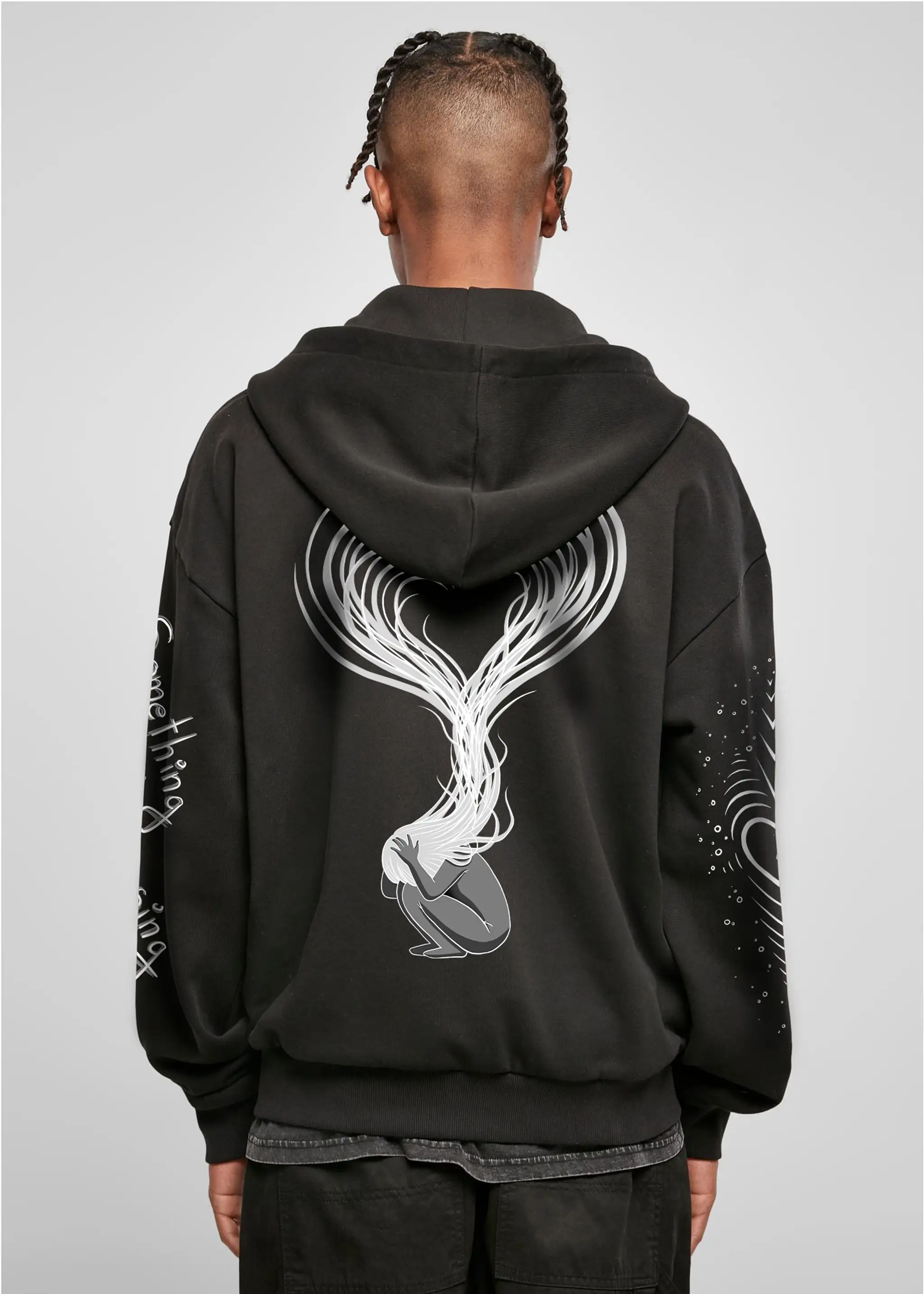 Heartbroken - heavy oversized ZIP-Hoodie 500GSM