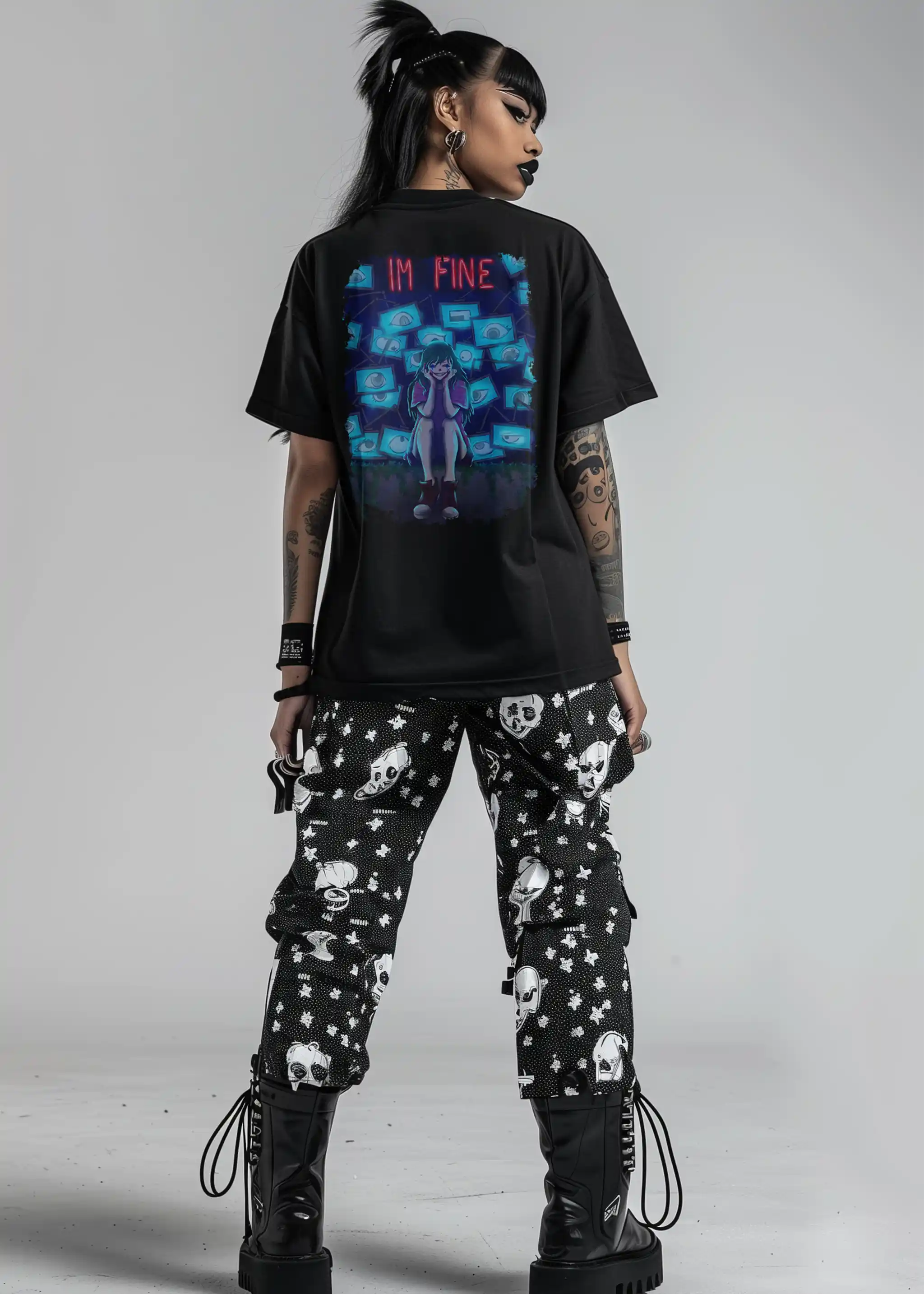 I'm Fine - heavy T-Shirt 240GSM
