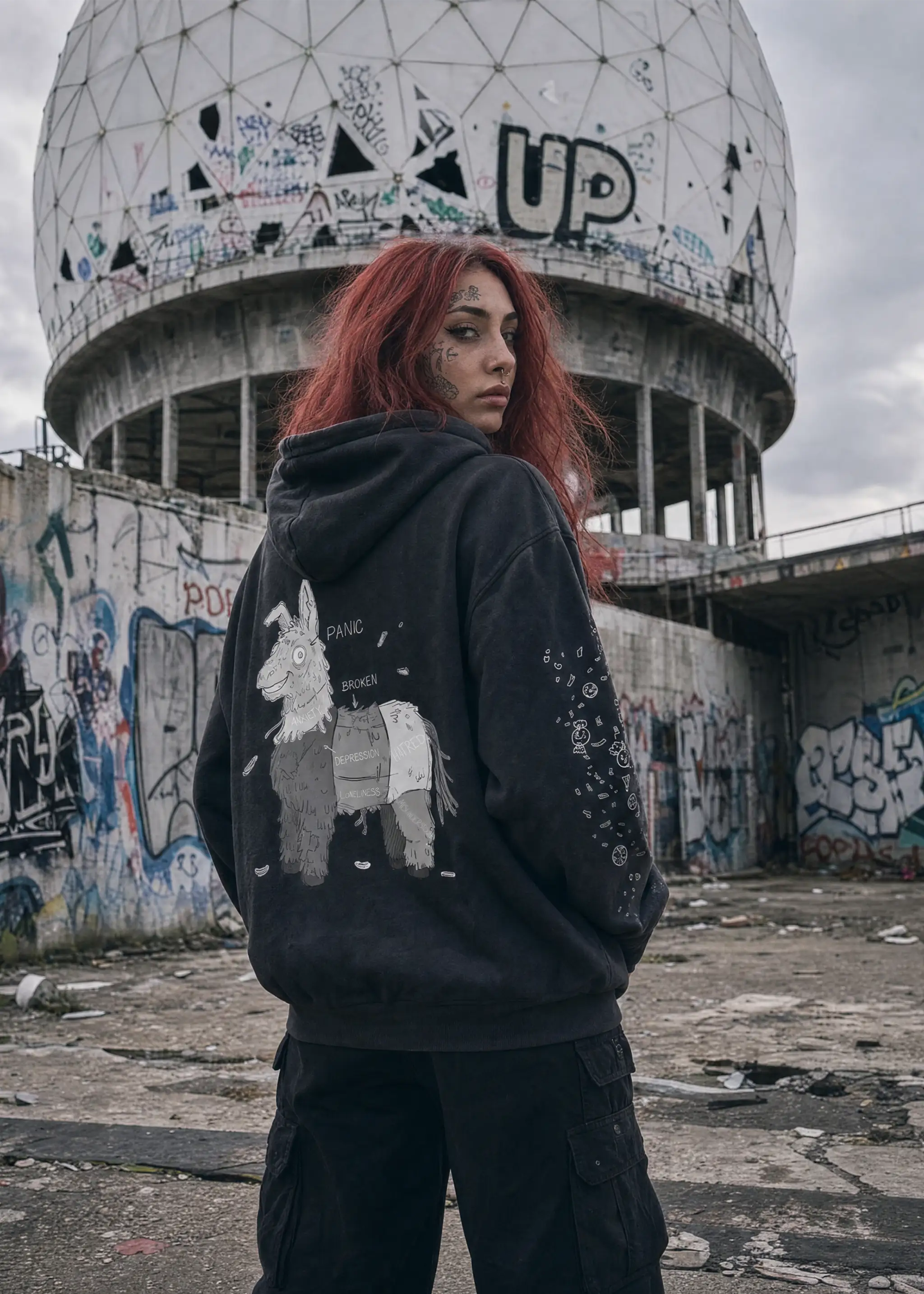 Never Better - heavy oversized Hoodie 500GSM