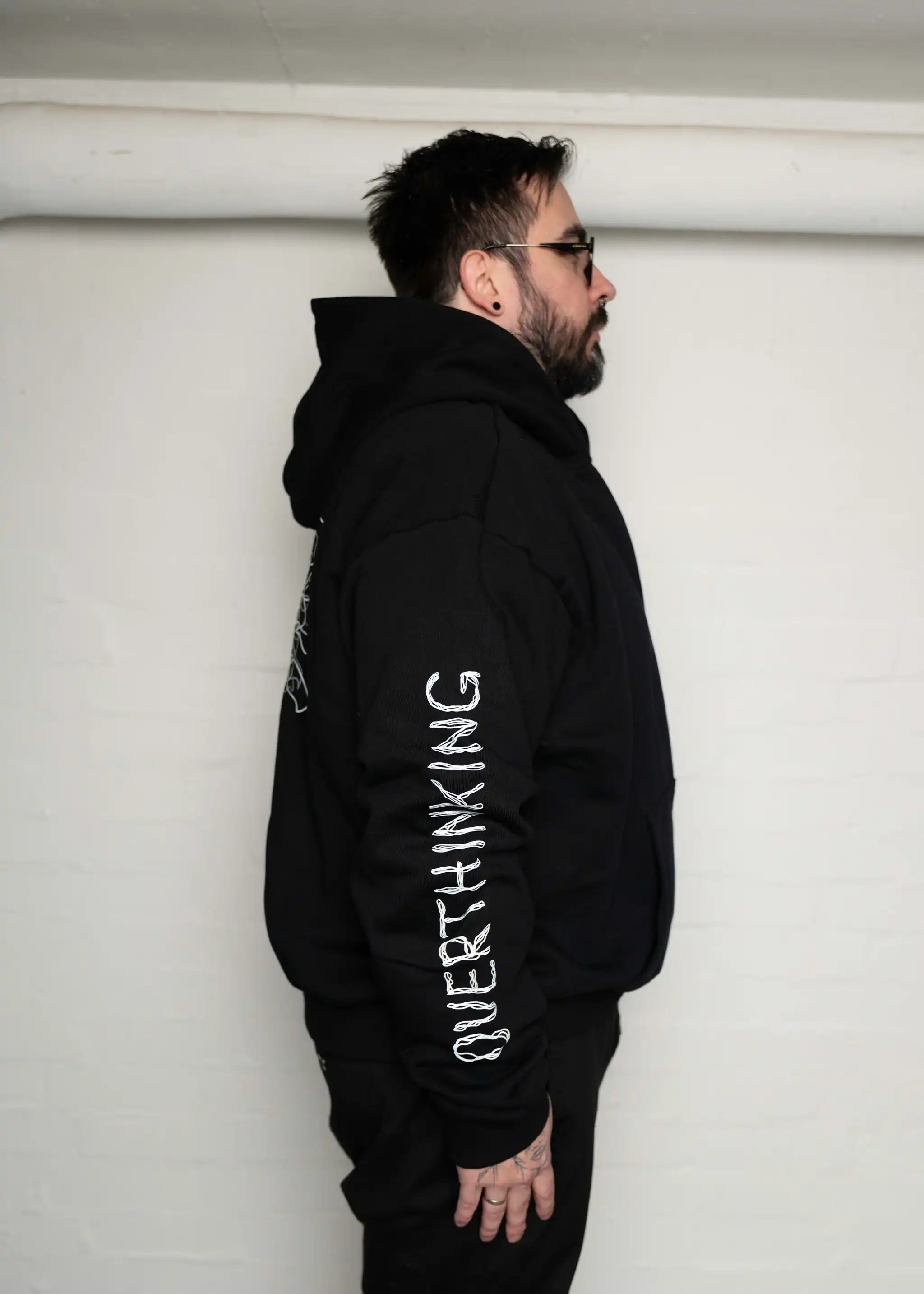 Overthinking - heavy oversized Hoodie 500GSM