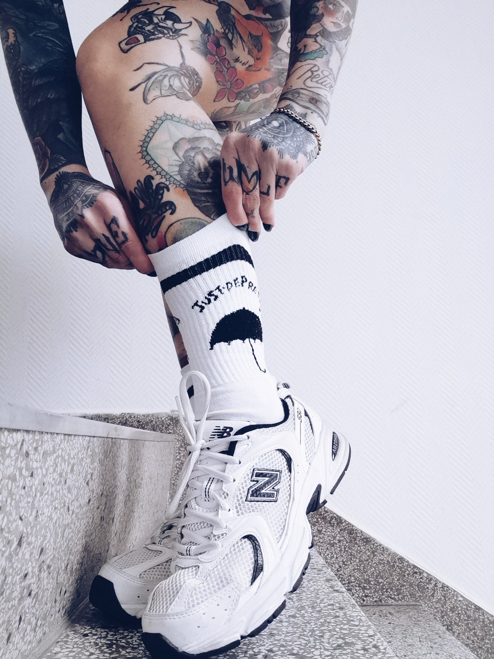 Just•dePressed organic cotton socks