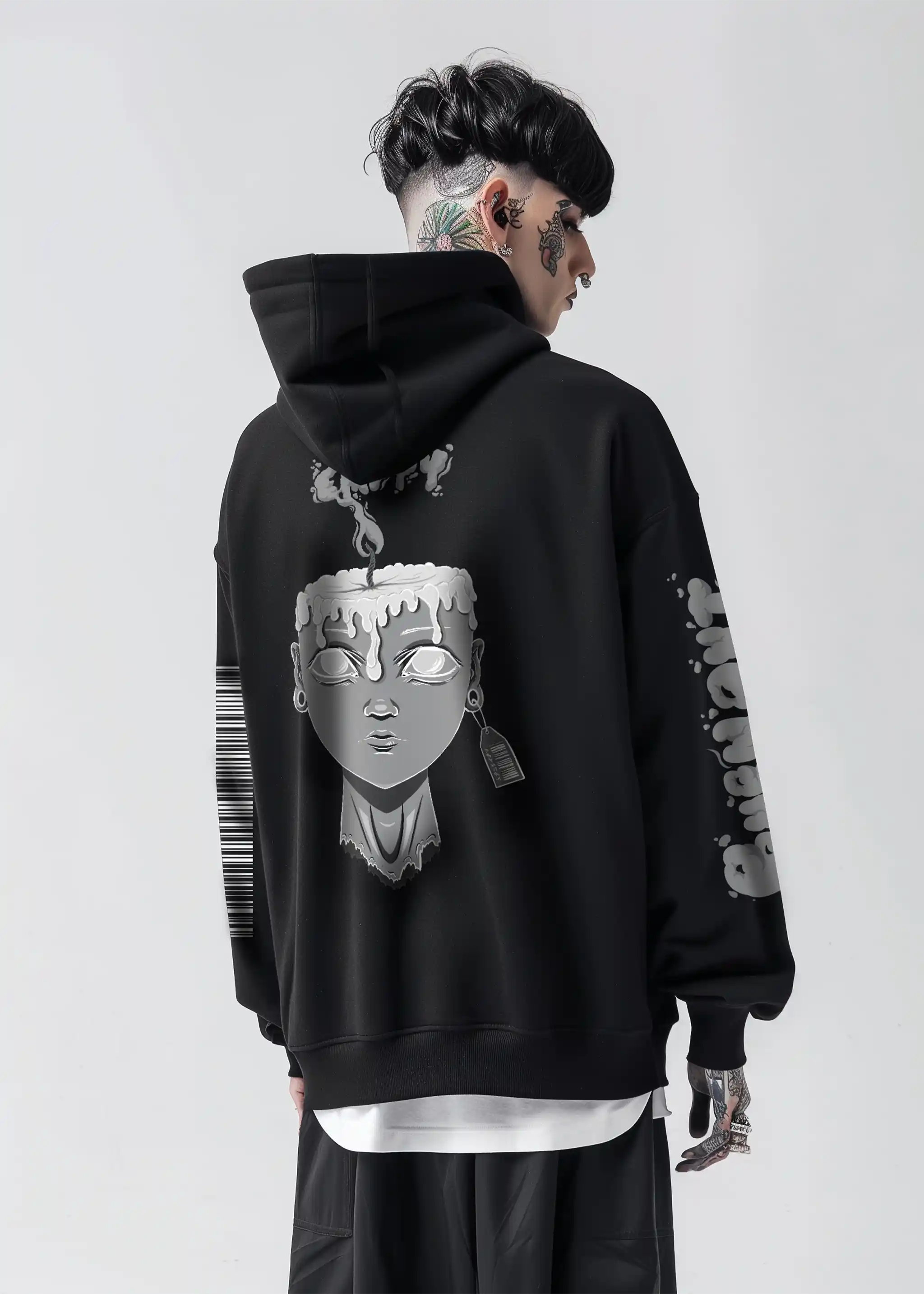 Burnout - heavy oversized Hoodie 500GSM (upgraded Version)