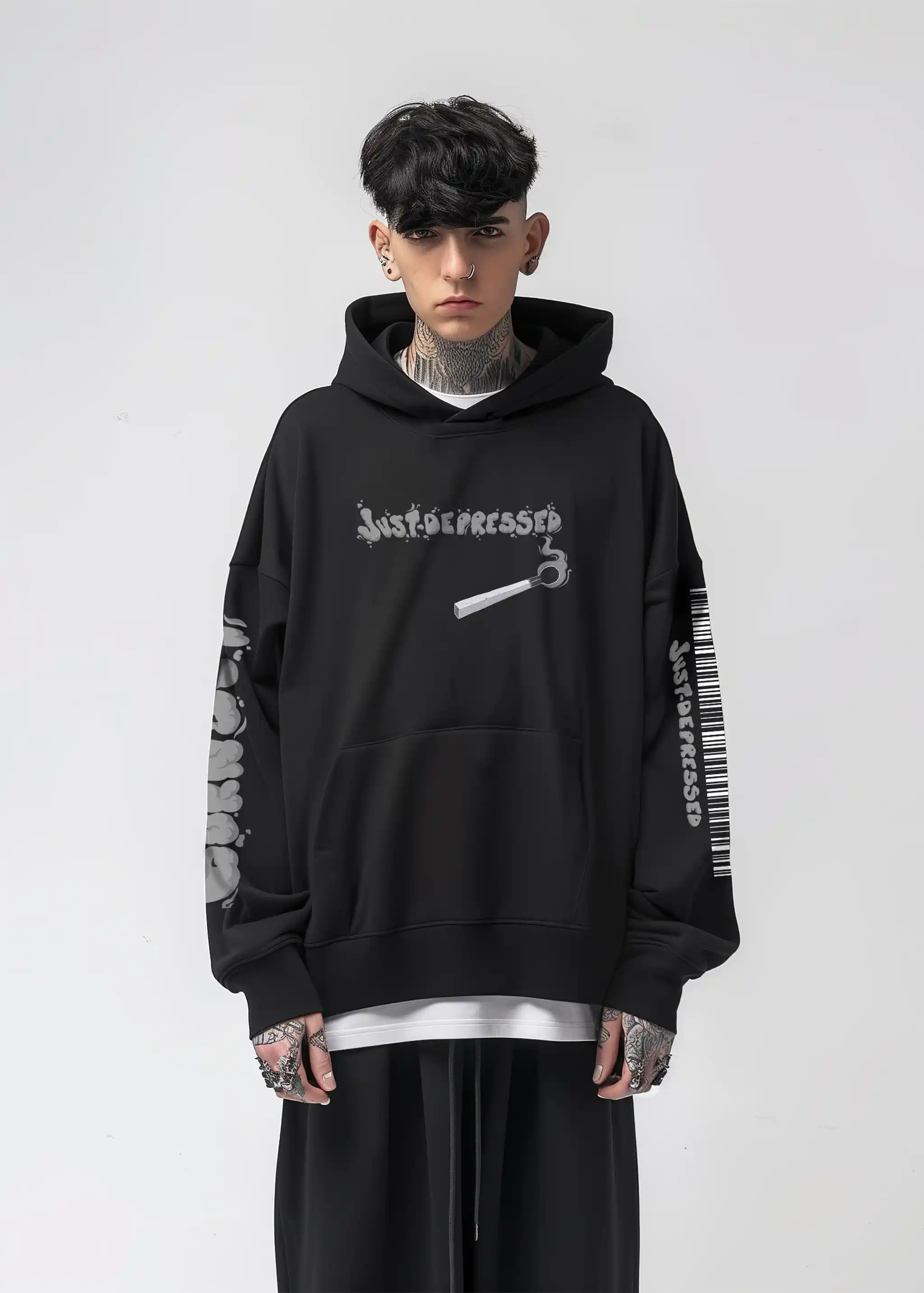 Burnout - heavy oversized Hoodie 500GSM (upgraded Version)