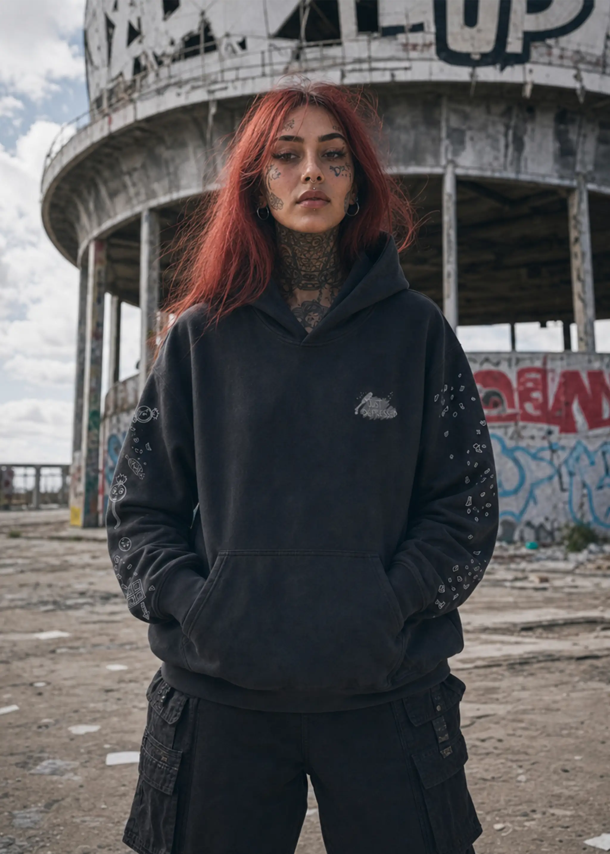 Never Better - heavy oversized Hoodie 500GSM