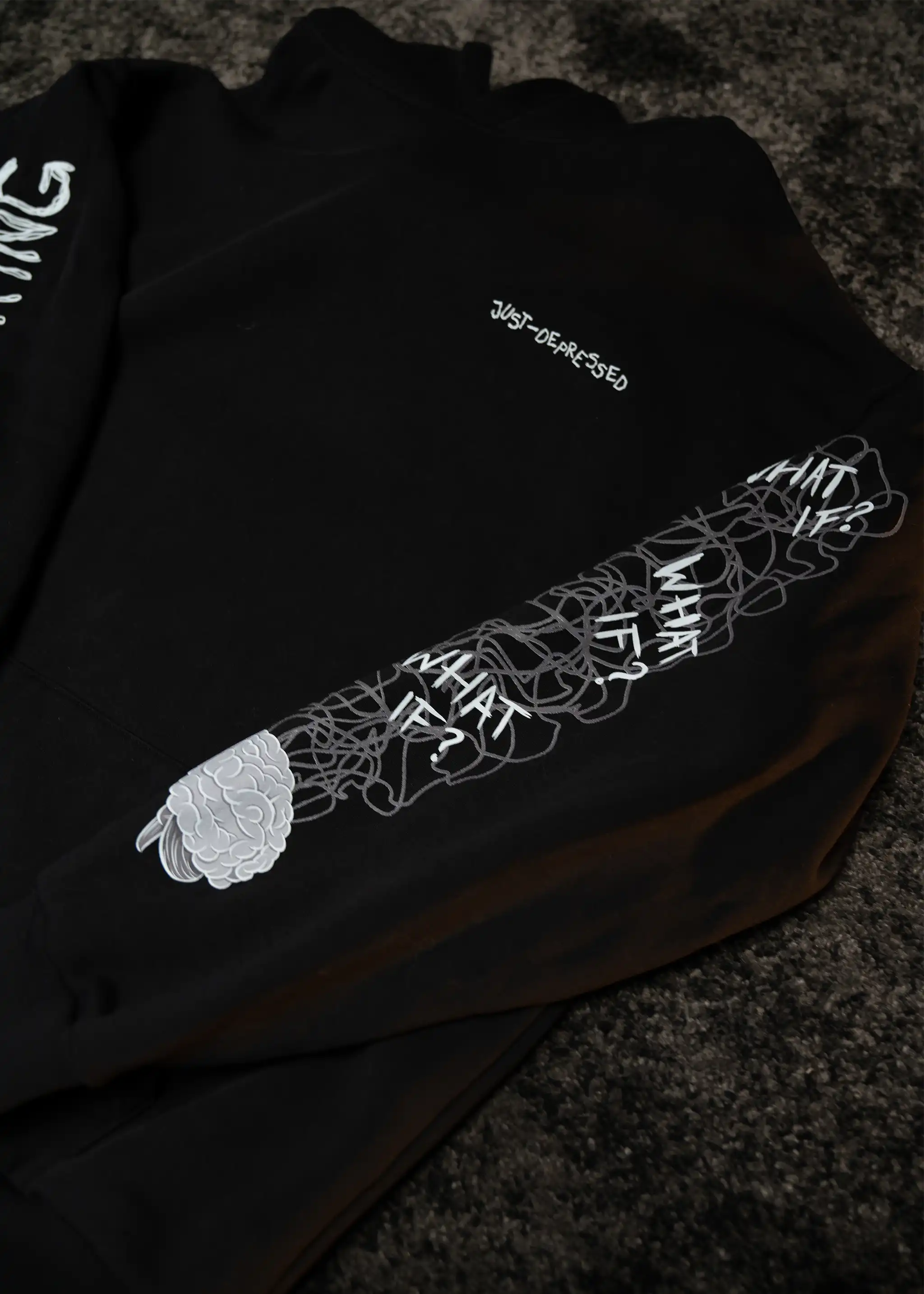 Overthinking - heavy oversized Hoodie 500GSM (upgraded Version)