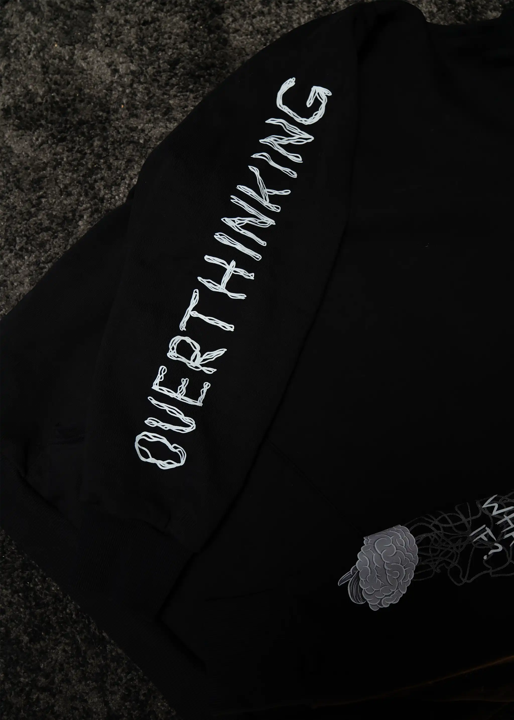 Overthinking - heavy oversized Hoodie 500GSM (upgraded Version)